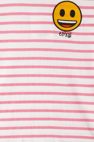 Emoji Striped T-Shirt