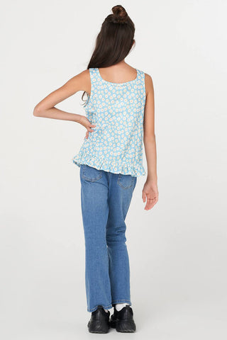 Sleeveless Floral Top