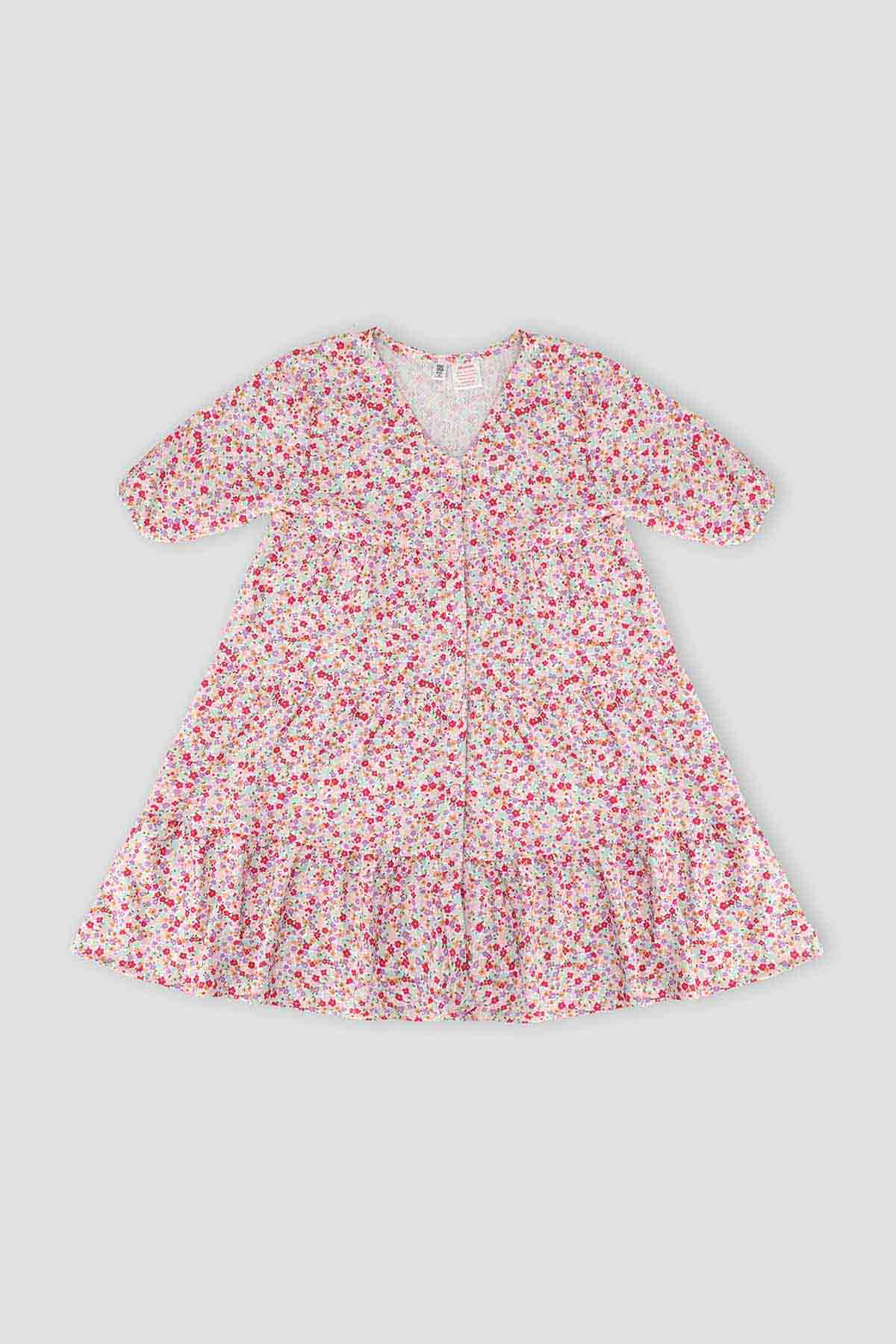 Printed Tiered Dress