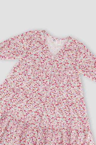 Printed Tiered Dress