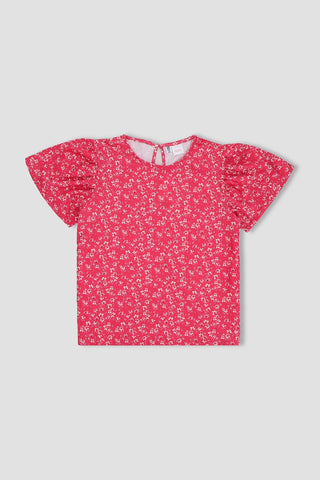 Girl Pleated Shirt