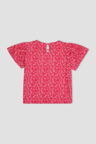 Girl Pleated Shirt