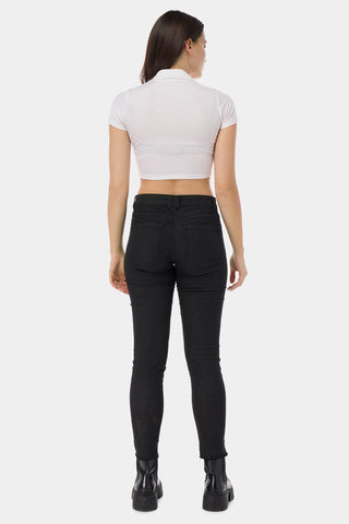 Mid-Rise Skinny Jeans