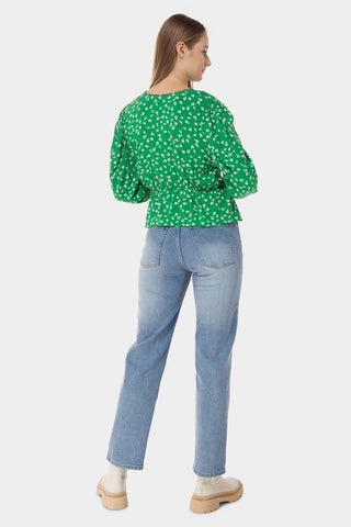 Surplice Floral Top