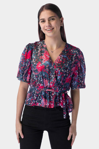 Viscose Short Sleeve Blouse