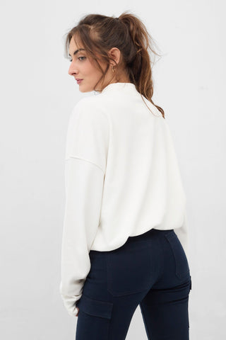 Typography Drop Shoulder Sweatshirt