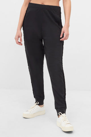 Raw Edge Fleece Jog Pant