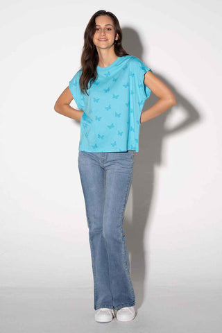 Geometrical Print Tee Shirt