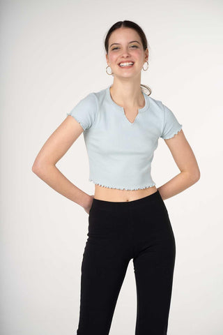 Ribbed Crop Top