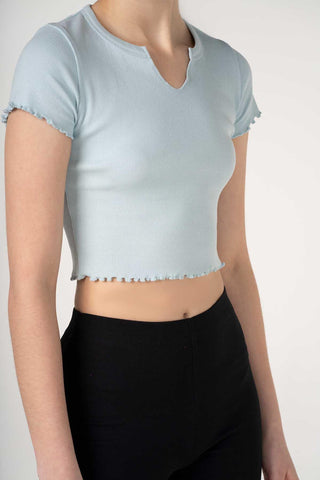 Ribbed Crop Top