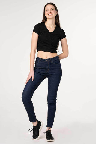 Gathered Crop Top