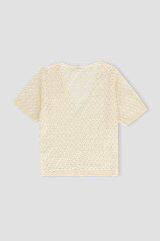 Women Cropped Crochet  Cardigan