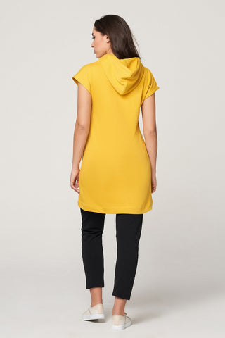 Solid Hoodie Dress
