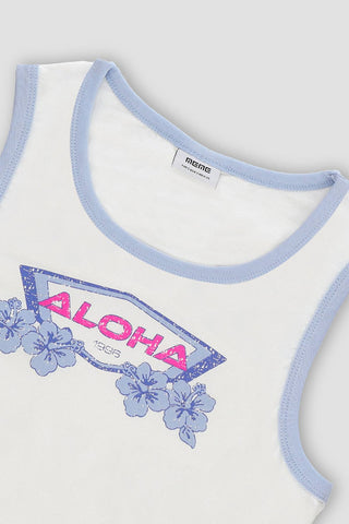 Illustrated Sleeveless Top