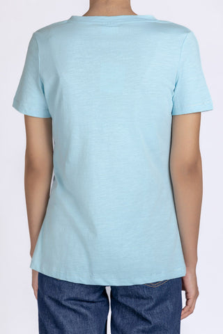 Women Solid V neck