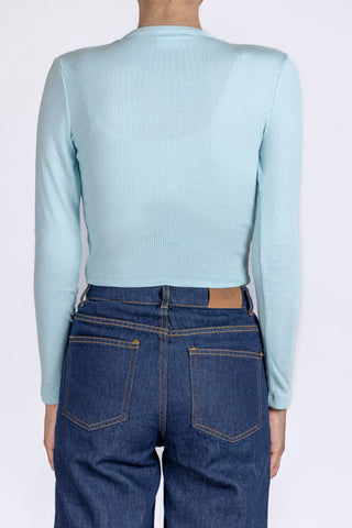 Women Cropped Button Down