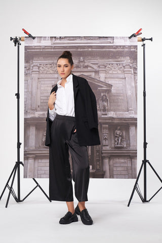 Solid Long Blazer