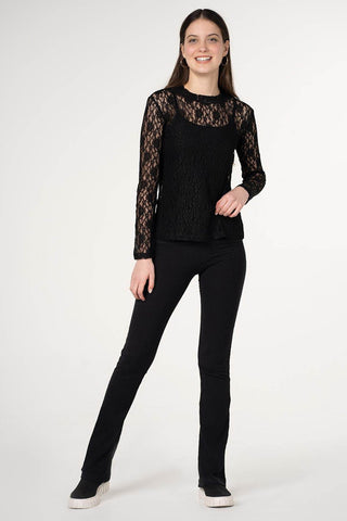 Long Sleeve Lace Top