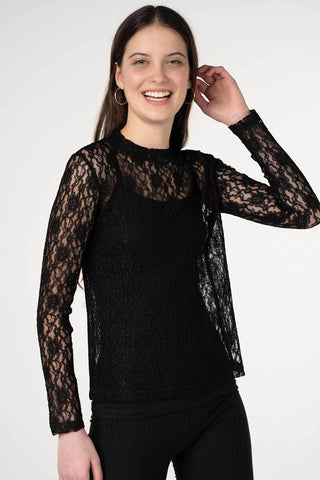 Long Sleeve Lace Top
