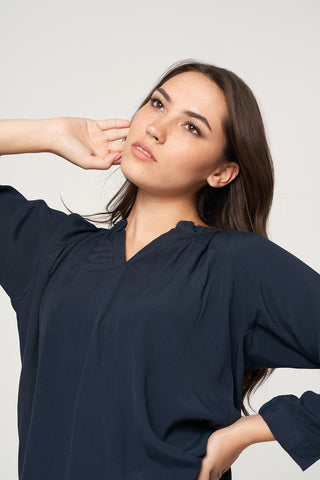 Solid Long Sleeves Top