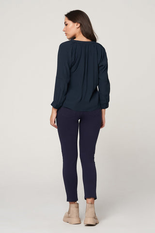 Solid Long Sleeves Top