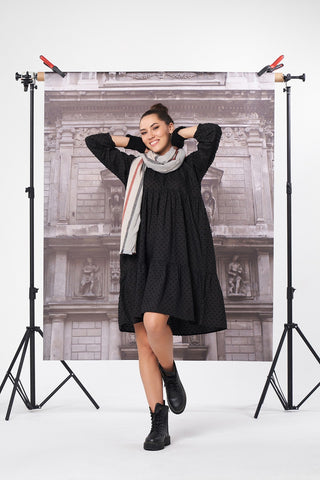 Textured Tiered Dress