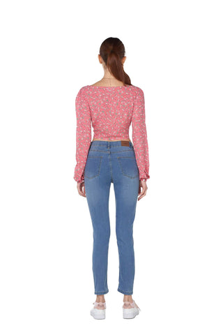 Medium Wash Distressed Jeans