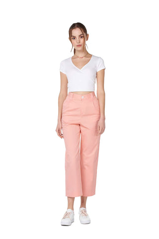 Solid Straight Pants