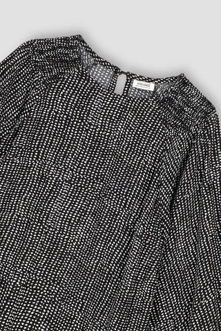 Monochromatic Ruching Blouse
