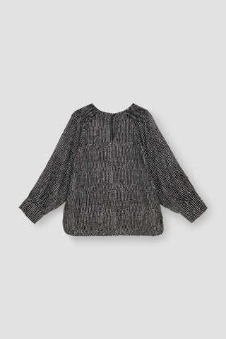 Monochromatic Ruching Blouse