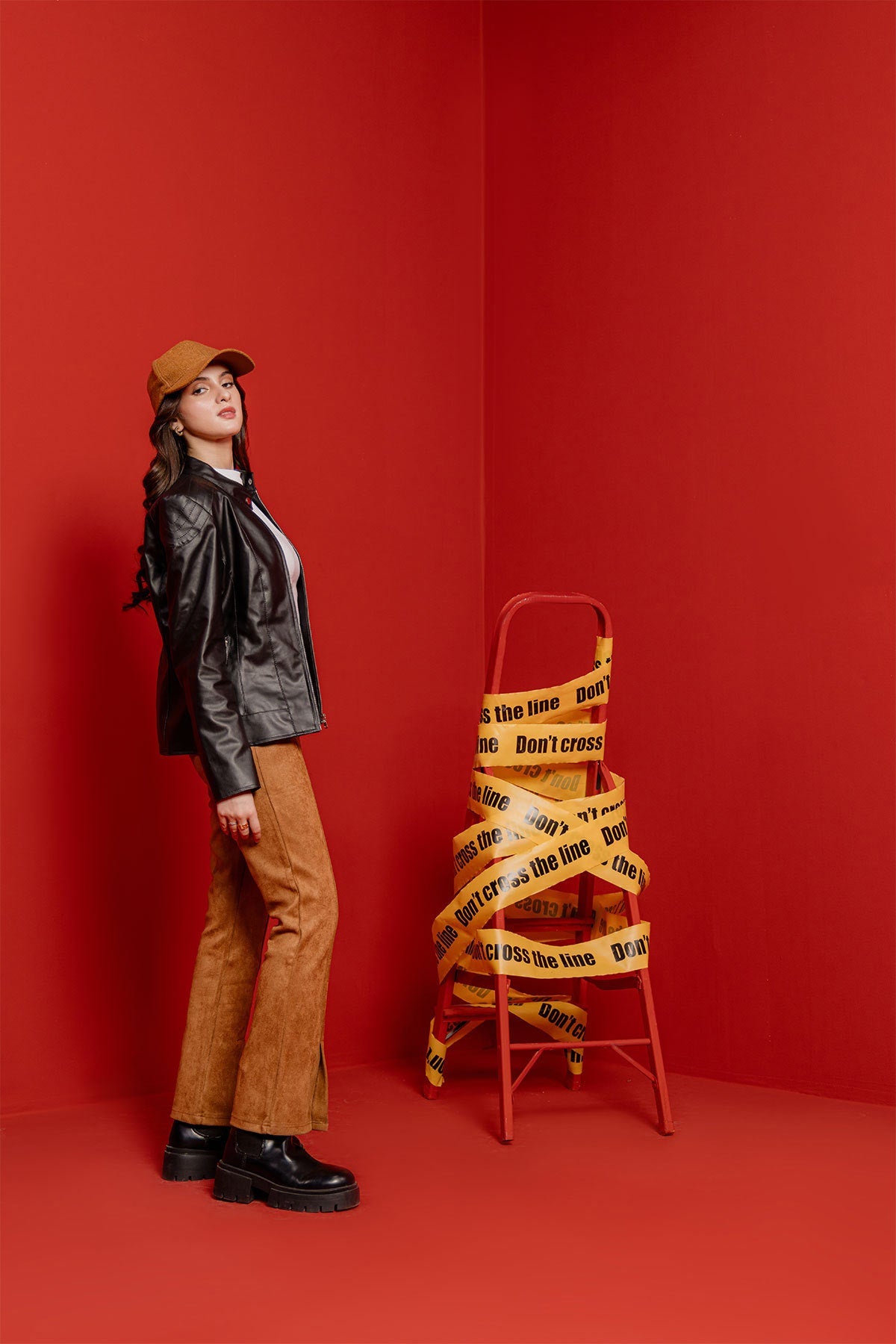 Women's Suede Trousers