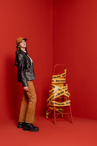 Women's Suede Trousers