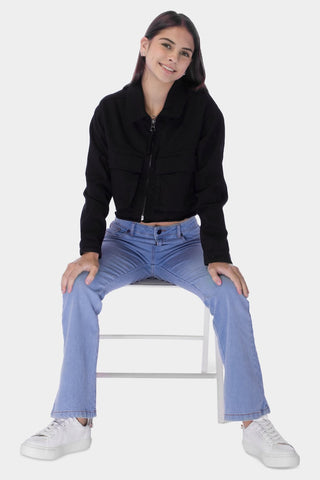 Cropped Denim Jacket