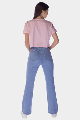 Flared Denim Bottom