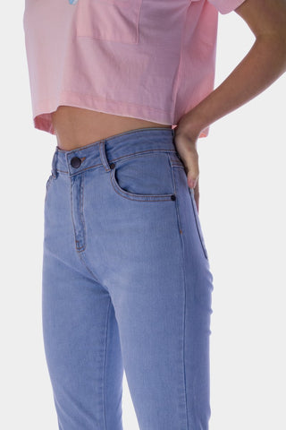 Flared Denim Bottom