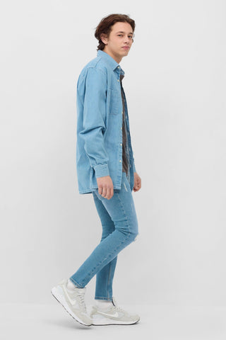 Light Wash Distressed Jeans