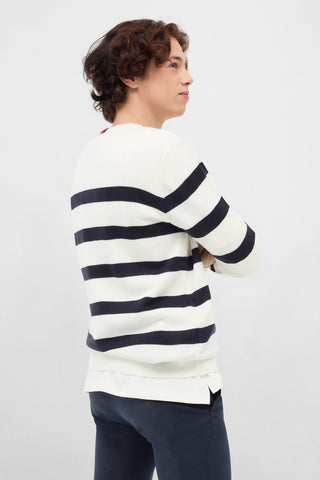 Monochromatic Striped Sweater