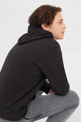 Solid Front Closed Hoodie