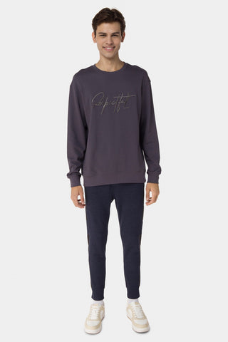 Colorblocked Panels Casual Jogger
