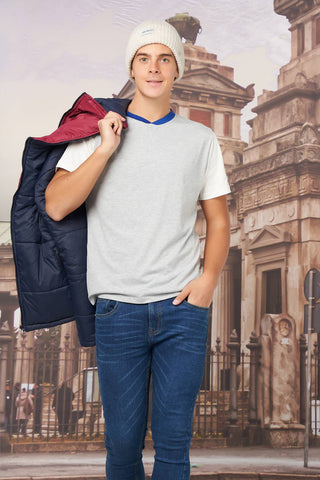 Henley Colorblock T-Shirt