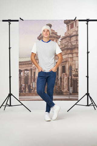 Henley Colorblock T-Shirt