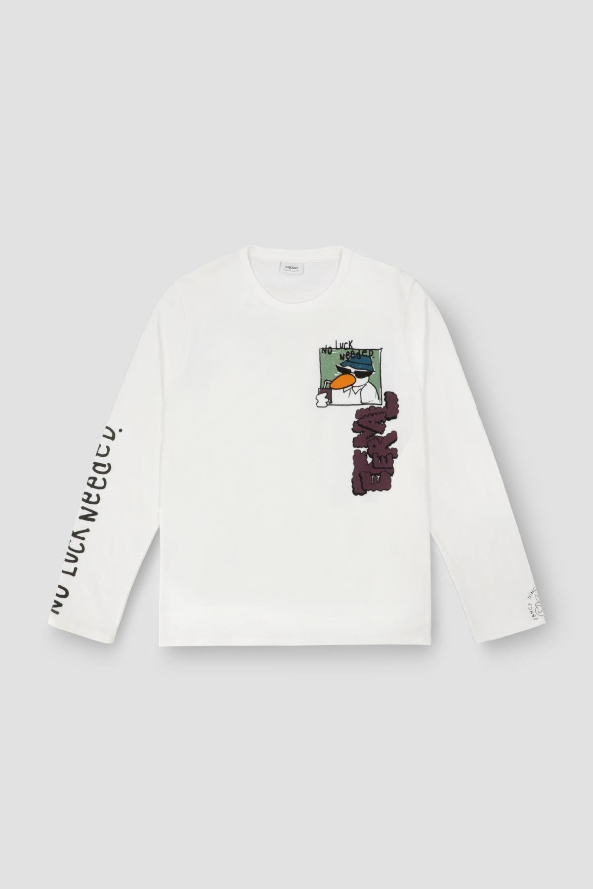 Long Sleeve Illustrated T-Shirt