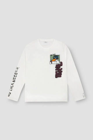 Long Sleeve Illustrated T-Shirt