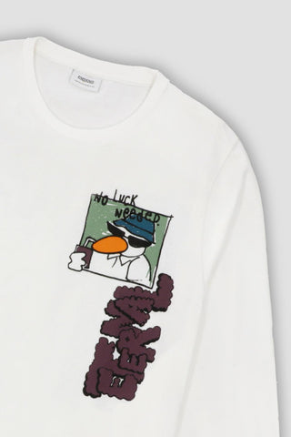 Long Sleeve Illustrated T-Shirt