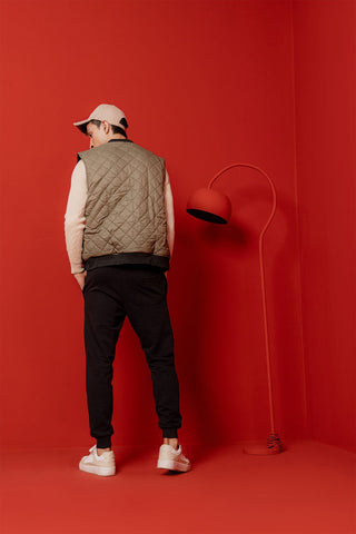 Men's Bomber Puffer Vest