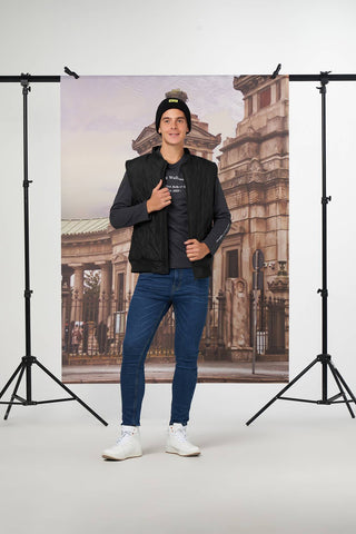 Medium Wash Whisker Denim Jeans