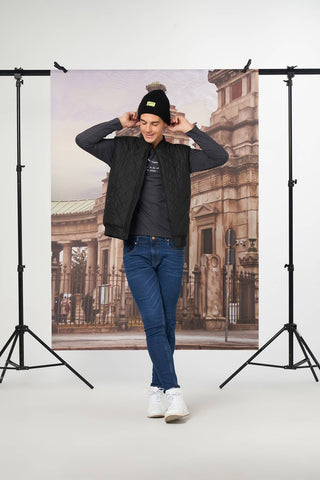 Medium Wash Whisker Denim Jeans
