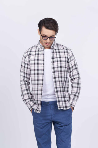 Men's Checked Button Down