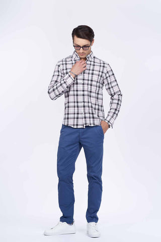 Men's Checked Button Down
