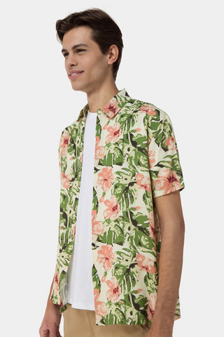 Floral Short Sleeve Casual Shirt